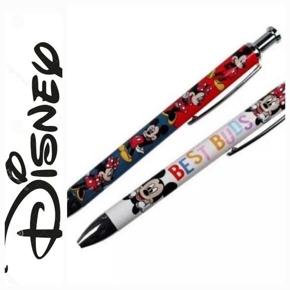 Disney Best Buds Mickey & Minnie 2-PK Pen Set - Picture 1 of 6
